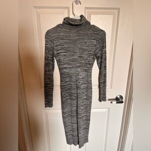 Tight Turtle Neck Dress